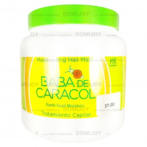 Earth Snail Slime Moisture Baba de Caracol Dominican Moisturizing Hair Mask 37 oz