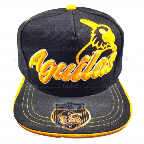 Aguilas name and Mascot-Adjustable Cap Black (B)