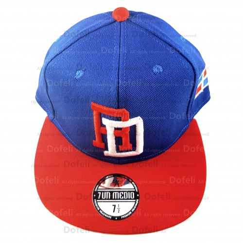 Dominican Blue and Red World Baseball Classic Tournament Adjustable Cap