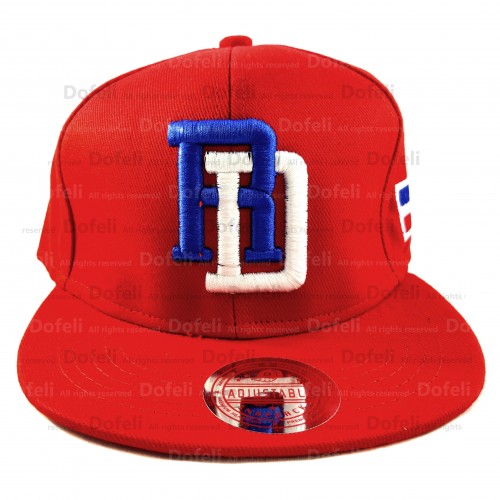 Dominican Red World Baseball Classic Tournament Adjustable Size Cap