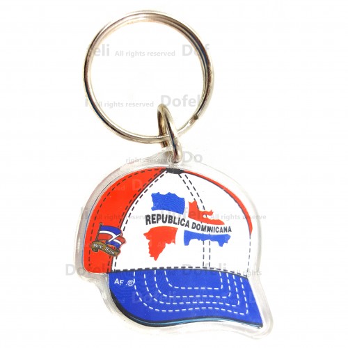 RD M Red Blue V-Key Chain