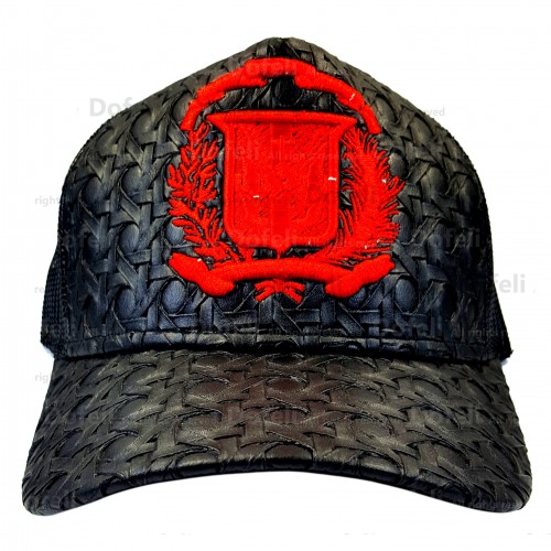 dominican-relief-red-shield-adjustable-size-cap-0
