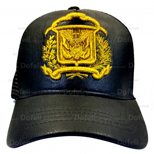 dominican-yellow-flag-shield-adjustable-size-cap-0